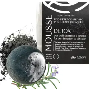 Detergente Mousse Viso Detox Pelle Da Mista Grassa