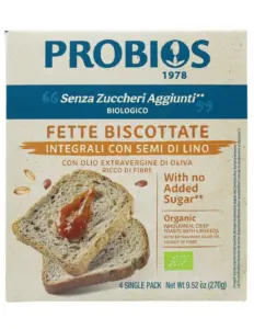 Fette Biscottate con Semi di Lino
