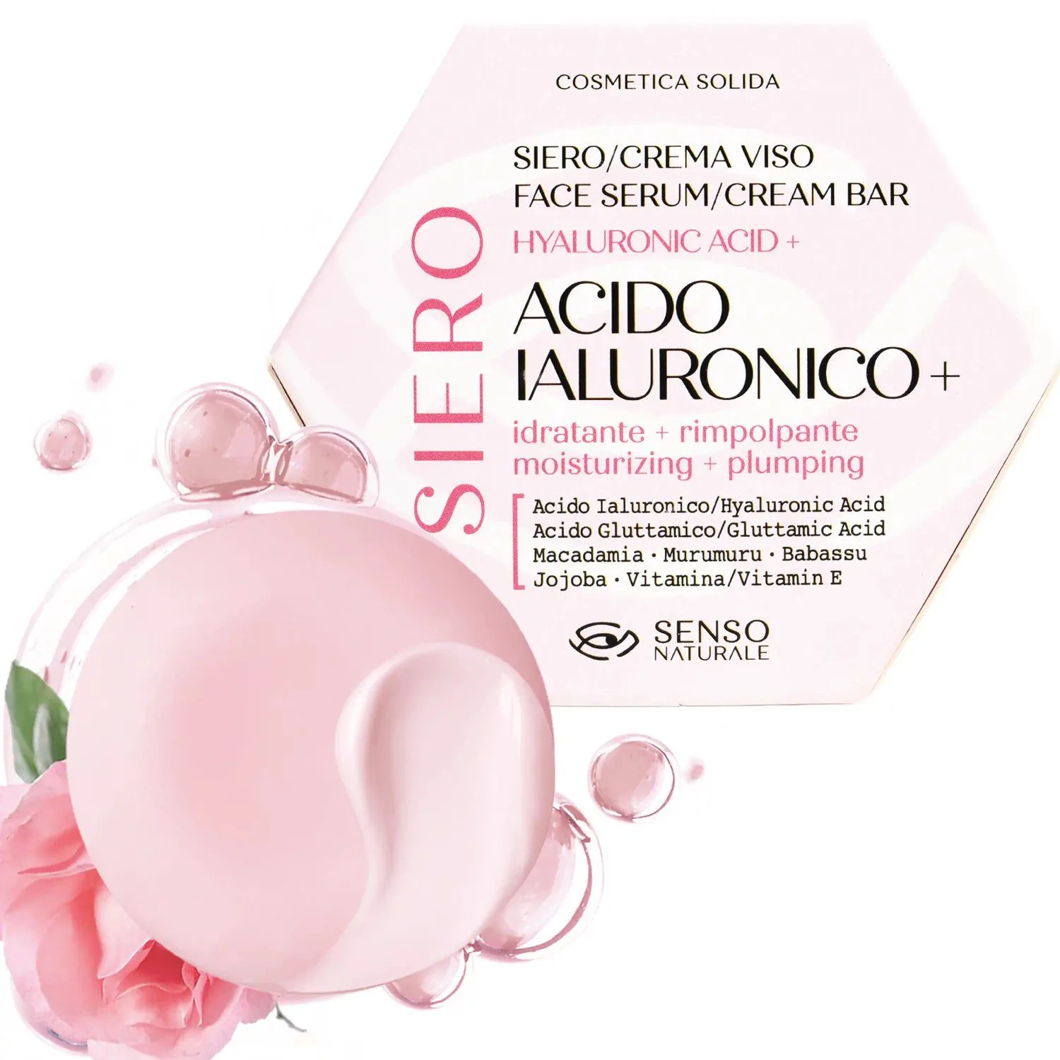 Siero Viso Idratante Acido Ialuronico