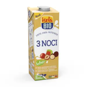Bevanda biologica alle 3 noci Isola Bio, confezione da 1 litro