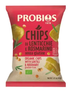 Chips di Lenticchie e Rosmarino