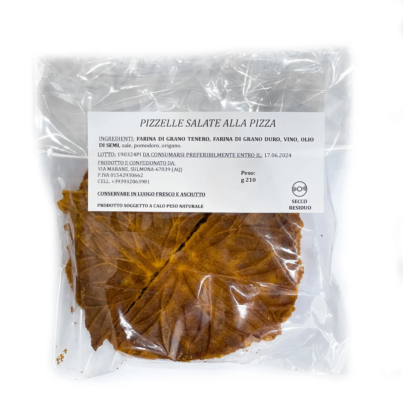 Pizzelle Salate alla Pizza