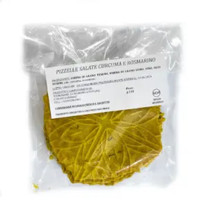 Pizzelle Salate con Curcuma e Rosmarino