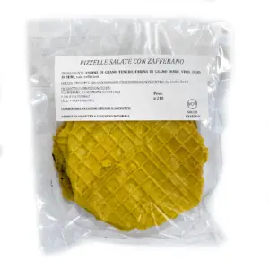 Pizzelle Salate allo Zafferano